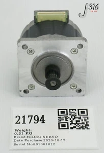 21794 NIDEC SERVO SERVO STEPPER MOTOR W/ GEARHEAD KA60JM2-002 - Picture 1 of 9