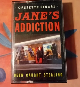JANE'S ADDICTION BEEN CAUGHT STEALING CASSETTE TAPE SINGLE WARNER BROS UK 1990 - Picture 1 of 2