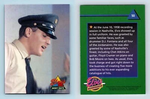 The Elvis Collection #50 Army Days 1992 River Group Trading Card - Picture 1 of 1