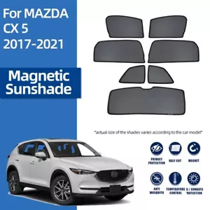 Side Window Sun Shade Visor Magnetic Reversible Shield Curtain For Mazda CX-5 - Foto 1 di 15