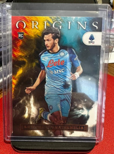 2022-23 Panini Chronicles #90 Khvicha Kvaratskhelia Origins Hobby Base Bronze RC