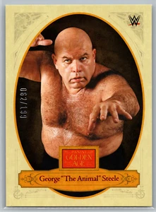 George The Animal Steele 2023 Panini Chronicles WWE Golden Age Red /199 #182 - Picture 1 of 2