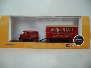 Oxford Diecast 76SST007 Scammell Showtrac & Dodgem Trailer Arnold Bros OO Gauge - Picture 1 of 5
