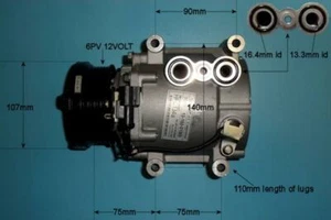 AutoAir Aircon Compressor 14-1004P For Jaguar S-Type II Lifetime Warranty - Picture 1 of 8