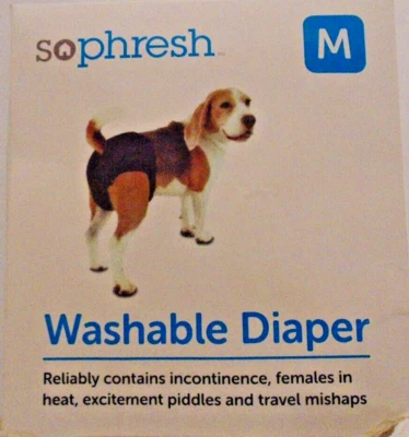 Pañal lavable SoPhresh ONE para perro med. Artículo nuevo 15-35 libras sin caja envío gratuito Foto 1 de 4