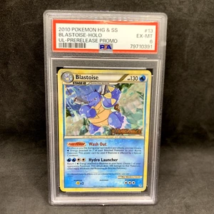 PSA 6 - Blastoise 13/95 Pre-Release Holo Promo - HGSS Unleashed - Pokemon TCG - Foto 1 di 2