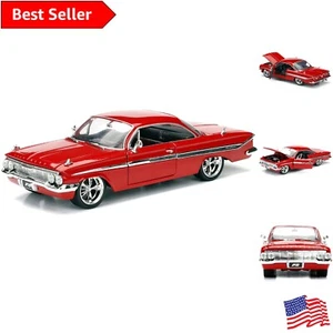 Fast & Furious 8 1:24 Diecast Dom's Chevy Impala - Red Collectible Vehicle - Picture 1 of 11