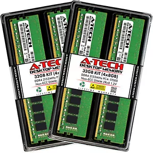 32GB 4x 8GB DDR4-2133 Supermicro MBD-B2SC1-CPU Memory RAM - Picture 1 of 5
