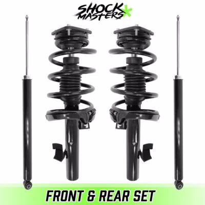 Front Complete Struts Rear Shock Absorbers for 2004-2011 Volvo S40 FWD Foto 1 de 4