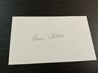 Damon Phillips (D. 2004) Signed Autograph 3X5 Index Card Baseball Debut 1942