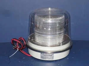 EDWARDS SIGNALING 94XDPLEDMW24D 94 DIV 2 POLARIS WHITE LED BEACON 2 - Picture 1 of 3