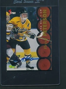 1995/96 Classic #Brent Peterson Tampa Bay Signed Auto *D7005 - Picture 1 of 1