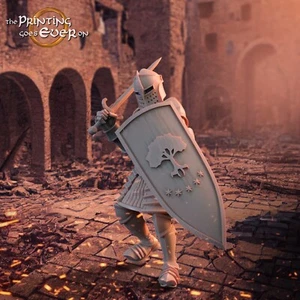 Figurines Médiévales Chevalier Combattant - Modèles 75mm Guerrier De Gonthan - Bild 1 von 1