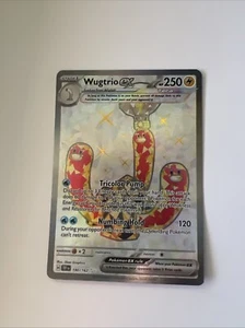 Wugtrio ex 190/162 Temporal Forces Ultra Rare Full Art Holo Pokemon Card - Picture 1 of 2