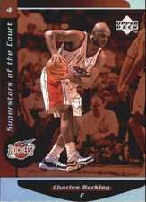 1998-99 Upper Deck Ovation Superstars of the Court Basketball Card #C18 Barkley