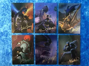 Batman Master Series: Batman Fantasy Spectra-Etch Cards Complete Chase Set 1996 - Picture 1 of 8