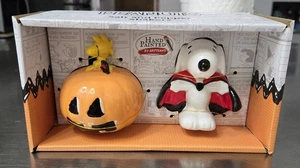 Peanuts Snoopy & Woodstock Halloween Vampir Dracula Kürbis Salz Pfefferstreuer - Bild 1 von 4