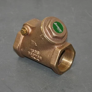 Jomar Check Valve T-511G, Y, 1-1/4" x 1-1/4" NPT, Bronze, 105-306, 300 WOG, 150S - Picture 1 of 5