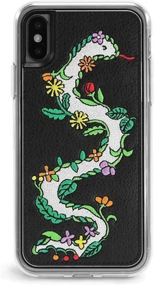 Capa telefone recurso gravidade zero compatível com iPhone X/XS - Design bordado - Imagem 1 de 4
