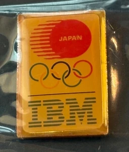 NAGANO 1998 - PIN PATROCINADOR OLÍMPICO EQUIPO IBM JAPÓN - Imagen 1 de 1