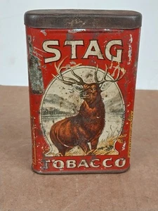Vintage Cervo Tabacco Tasca Latta P. Lorillard Co. Jersey City N.J. - Foto 1 di 11