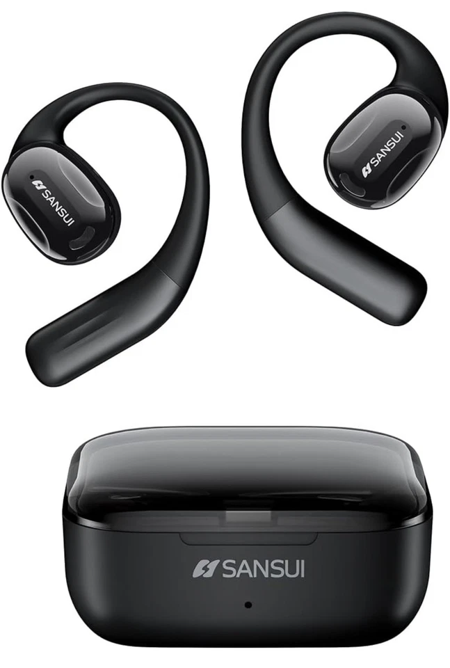 SANSUI Auriculares de Oreja Abierta Auriculares Inalámbricos con Gancho Ergonómico Bluetooth He... Foto 1 de 1
