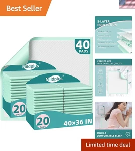 Diamond-Patterned Bed Protectors 40x36 - Adults - Picture 1 of 11