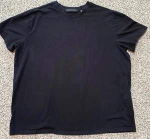 HARLEY DAVIDSON Black Label Embosses Open Bar Shield Short Sleeve Shirt Slim XL - Picture 1 of 4