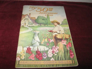 1930 Kunderd Gladioli Catalog 50th Anniversary Edition 1880/1930 Vintage Catalog - Picture 1 of 6