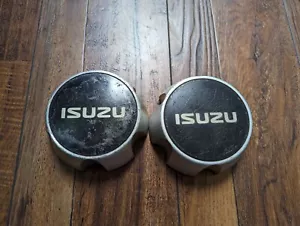 RARE OEM 2x Set 2000 2001 Isuzu Rodeo Alloy Center Wheel 6 Lug Hub Cap Cover - Picture 1 of 4