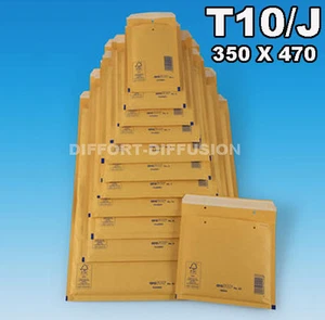 100 enveloppes / pochettes à bulles T10/10/J (37x48) - Imagen 1 de 1