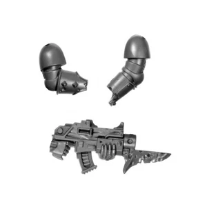 PLMA59 PAIRE BRAS BOLTER PLAGUE MARINE WARHAMMER 40000 BITZ W40K NURGLE 72à74 - Picture 1 of 1