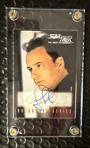 1999 Star Trek TNG Season Seven Autograph Series Card #A8 John de Lancie Auto Q - Picture 1 of 4