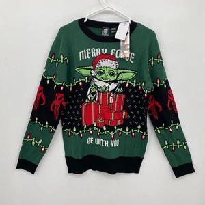 Suéter de Navidad Celebrate Together para hombre Merry Force Be With You Star Wars M - Imagen 1 de 7