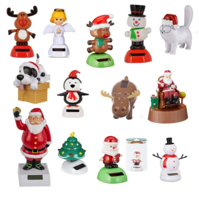 Solar Wackelfiguren Weihnachten, Solar Pal, Solarfiguren, bewegliche Figuren - Bild 1 von 4