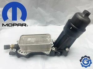 68308741AF New OEM Mopar Oil Filter Housing Adapter 2016-18 Chrysler Dodge Jeep - Picture 1 of 10