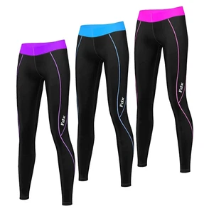 FDX Women Compression Base Layer Tights Fitness Yoga High Waist Running Gym Pant