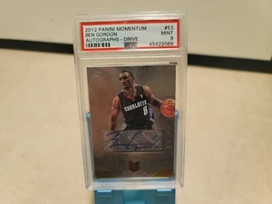 2012 Panini Momentum NBA Ben Gordon Auto 05/10 53 PSA 9 T6596 - Picture 1 of 6