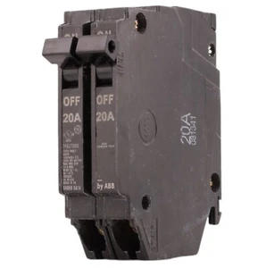 Nuevo disyuntor enchufable tándem GE THQLT2020 20A/20A 2x1P 120/240V - Imagen 1 de 8