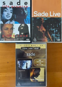 SADE - LIFE PROMISE PRIDE LOVE / LIVE / LOVERS LIVE & LOVERS ROCK DVD 4 discs - Picture 1 of 1