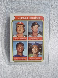 Topps Baseball '74 Rookie Infielders #604 / NM / Hughes, Knox, Thornton, & White