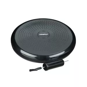 Balancekissen schwarz Belastbarkeit -140kg mit Handpumpe relaxdays - Bild 1 von 1