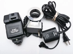 Lester A Dine Macro Ring/Pont Flash System Auto Exposure Sunpak NE-2D For Nikon - Picture 1 of 5