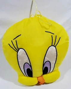 Vintage Tweety Bird Head Plush 10" Face Pillow Stuffed Animal Looney Tunes - Picture 1 of 6