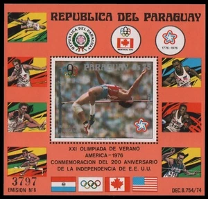 Paraguay 1976 - Mi-Nr. Bloque 288 ** - MNH - Olympia Montreal - Imagen 1 de 1