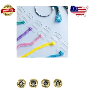 Ultra Thin Acrylic Thread Drops – 200 Pieces for Effortless Floss Management - Picture 1 of 2