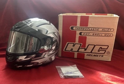 HJC CL 12 Motorcycle Helmet Black Gray White XXL, Face Shield, Manual, Box!! - Image 1 of 4