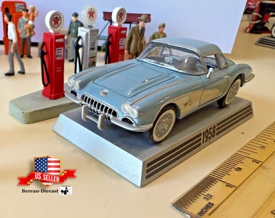 1/43 Danbury Mint 1958 Hard Top Light Blue 50th Anniversary Series C9.9 - Image 1 of 4
