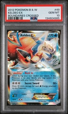 Игра Keldeo EX 49/149 — Boundaries Crossed Holo (PSA 10) - Изображение 1 из 2
