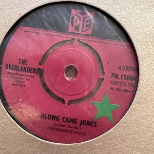 The Overlanders – Along Came Jones - Vinyl 7" Single 45 UK - VG+ - Foto 1 di 2